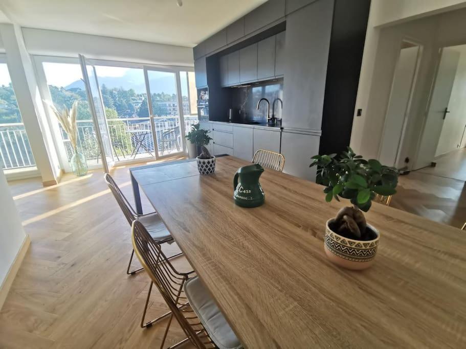 Le Parmelan - Grand Appartement Familial Avec Vue Sur La Montagne 안시 외부 사진
